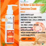 1st Water & Sun Resistant Sunscreen