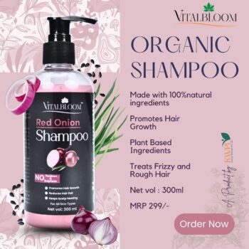 Organic Shampoo | Hair Fall Arrest Shampoo with Onion